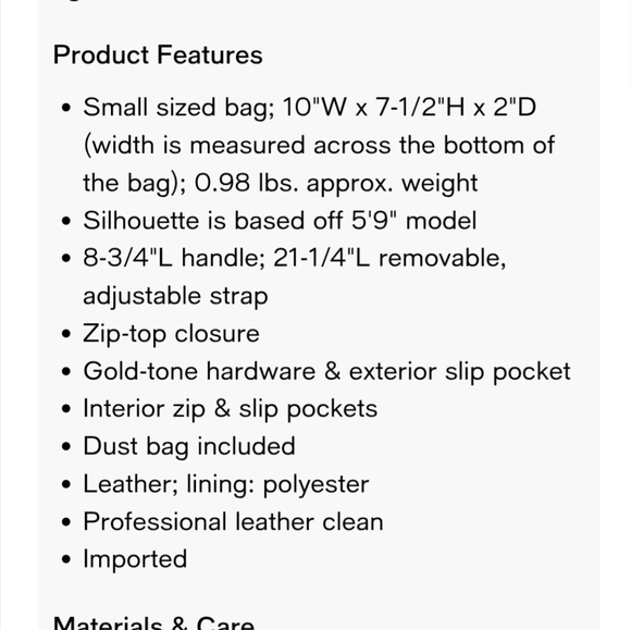 Handbag/cross body bag PRICE FIRM - Picture 7 of 8